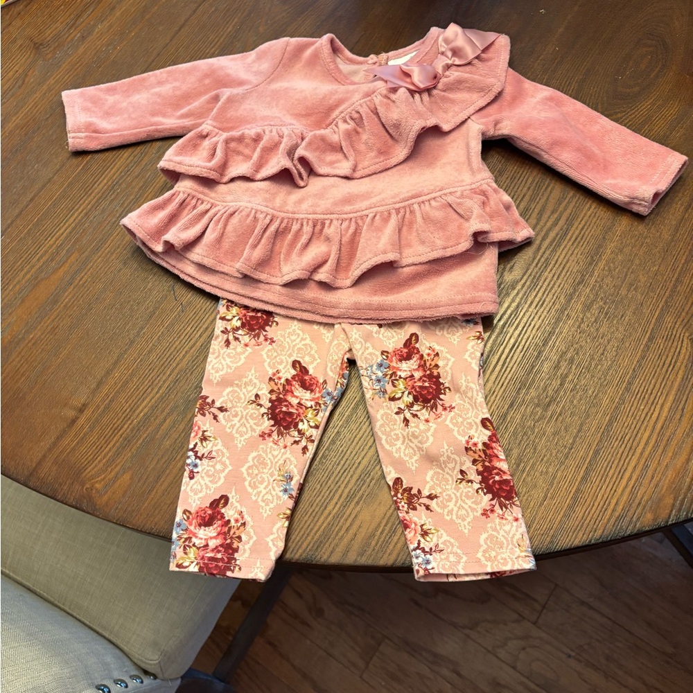 Rare Editions Pink Outfit Size 6M